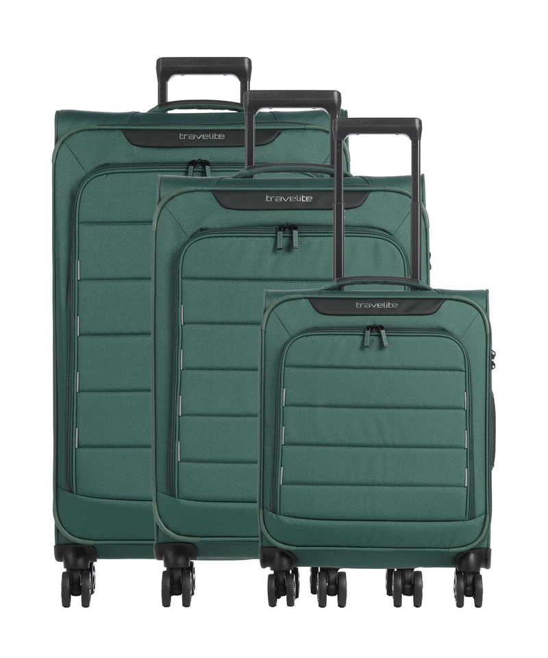 Travelite Skaii Juego de maletas (4 ruedas) green