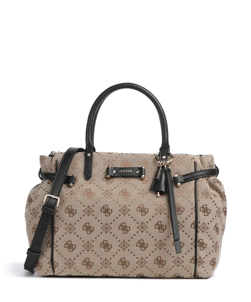 Guess Dorothy Girlfriend Bolso de mano latte logo/black