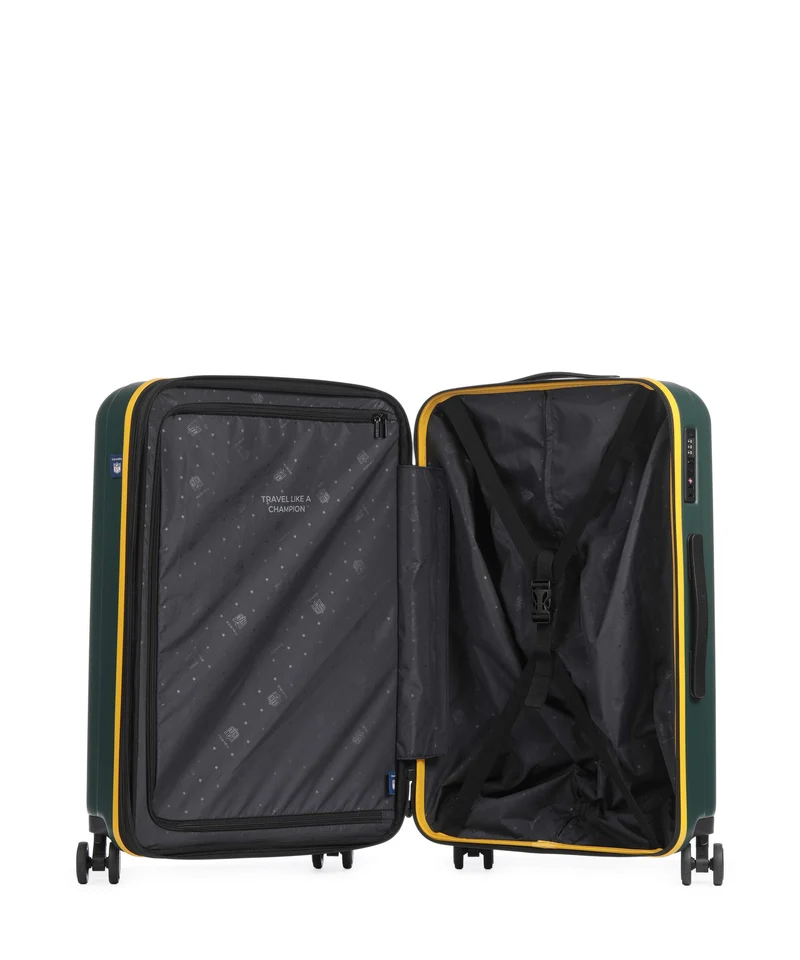 Travelite NFL Juego de maletas (4 ruedas) green bay packers