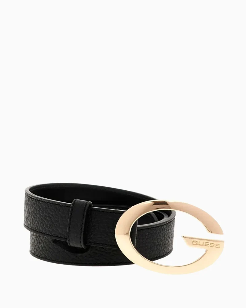 Cinturón GUESS con logo negro BW9306P5430