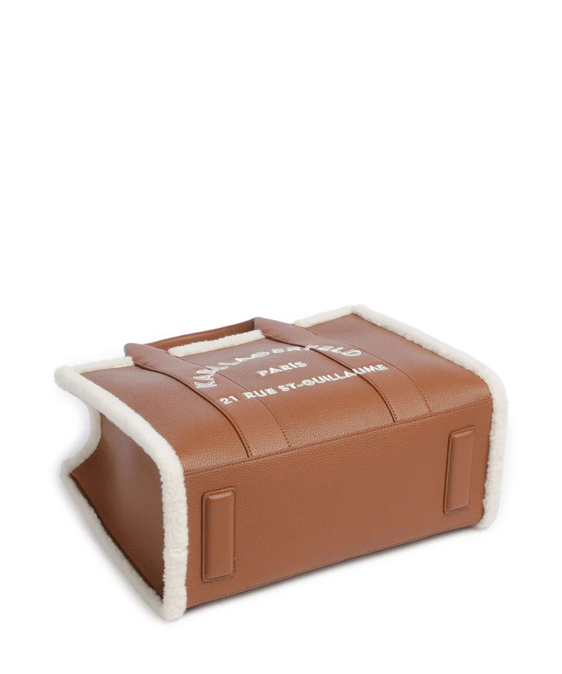 Karl Lagerfeld K/Rue St Guillaume Medium Bolso de mano dark tan