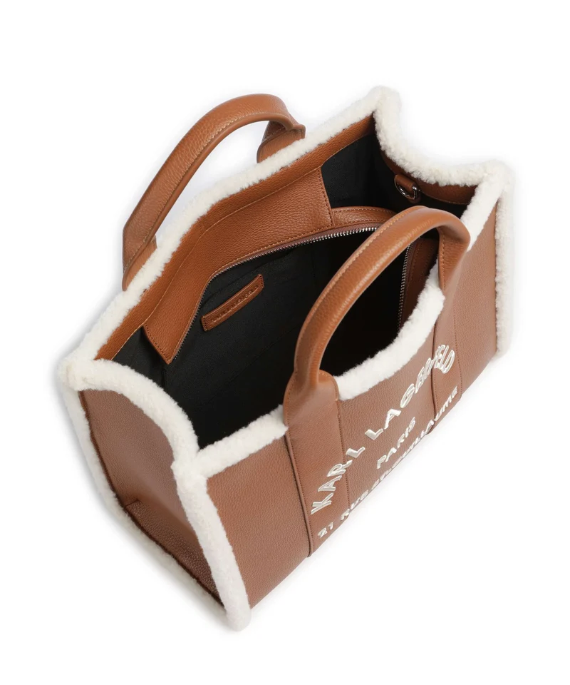 Karl Lagerfeld K/Rue St Guillaume Medium Bolso de mano dark tan
