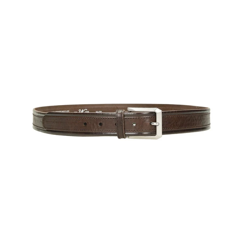 Cinturón de Piel Hombre Marrón Chocolate 35 mm Fabricado en España