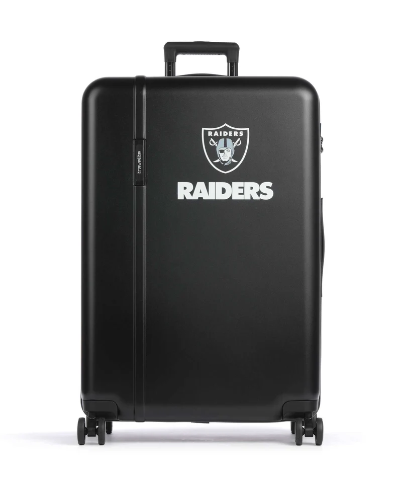 Travelite NFL Maleta con 4 ruedas las vegas raiders