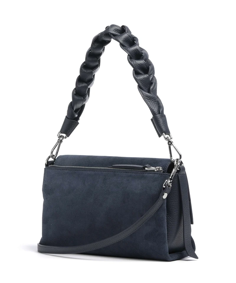 Coccinelle Boheme Suede Bolso de hombro midnight blue