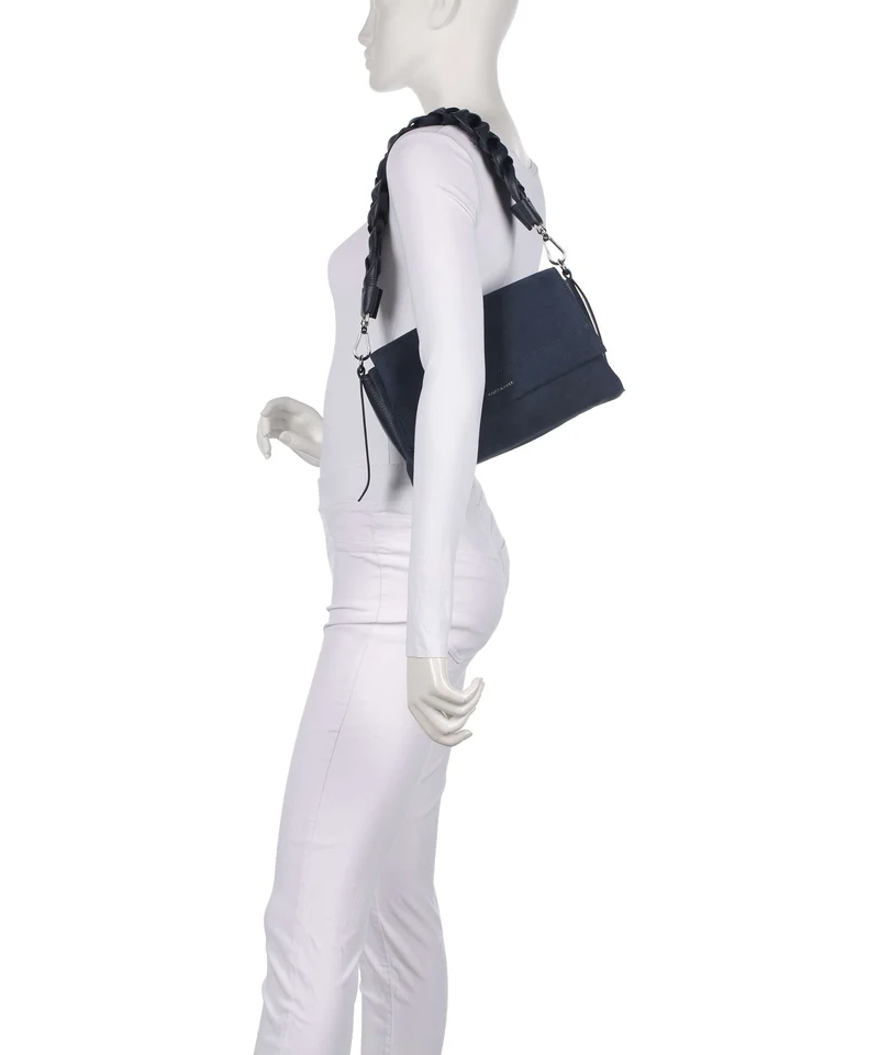 Coccinelle Boheme Suede Bolso de hombro midnight blue
