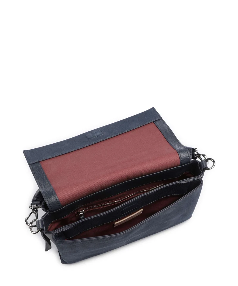 Coccinelle Boheme Suede Bolso de hombro midnight blue