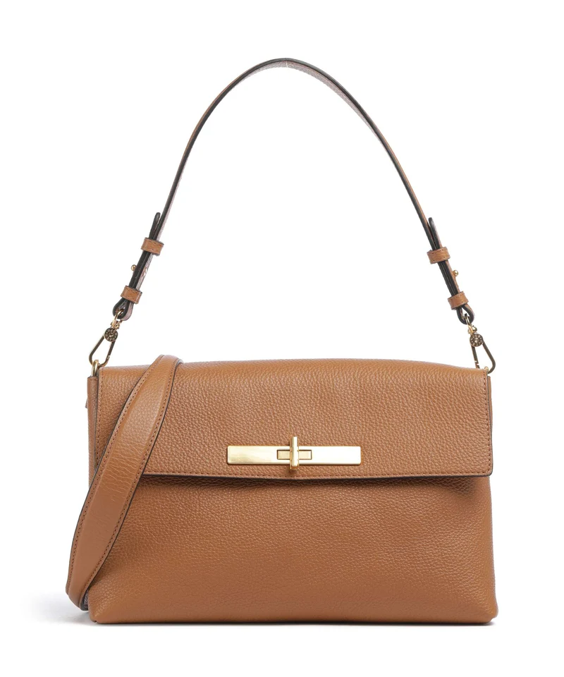 Abro Agave Twist Bolso de hombro cuoio