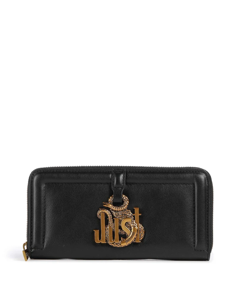 Just Cavalli Just Snake Monedero black