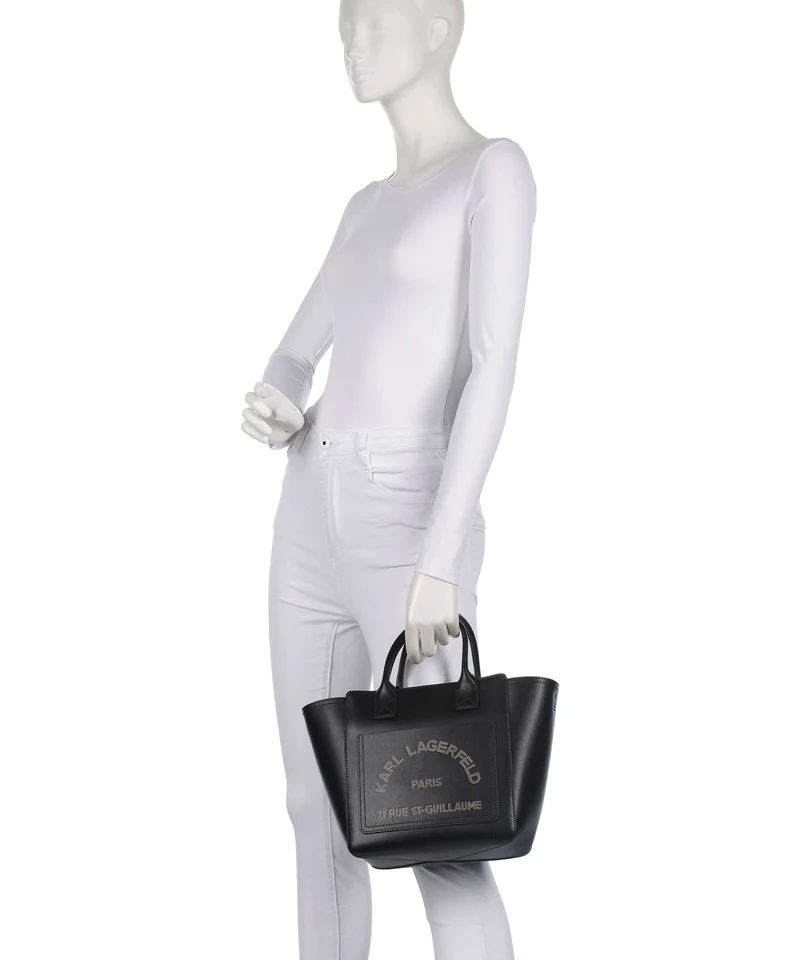 Karl Lagerfeld K/Daily Small Bolso de mano black nickel