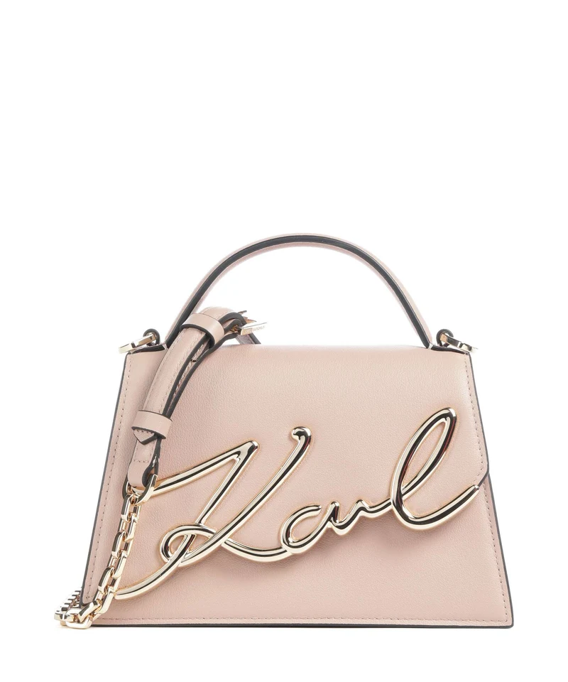 Karl Lagerfeld K/Signature 2.0 Bandolera nude pink