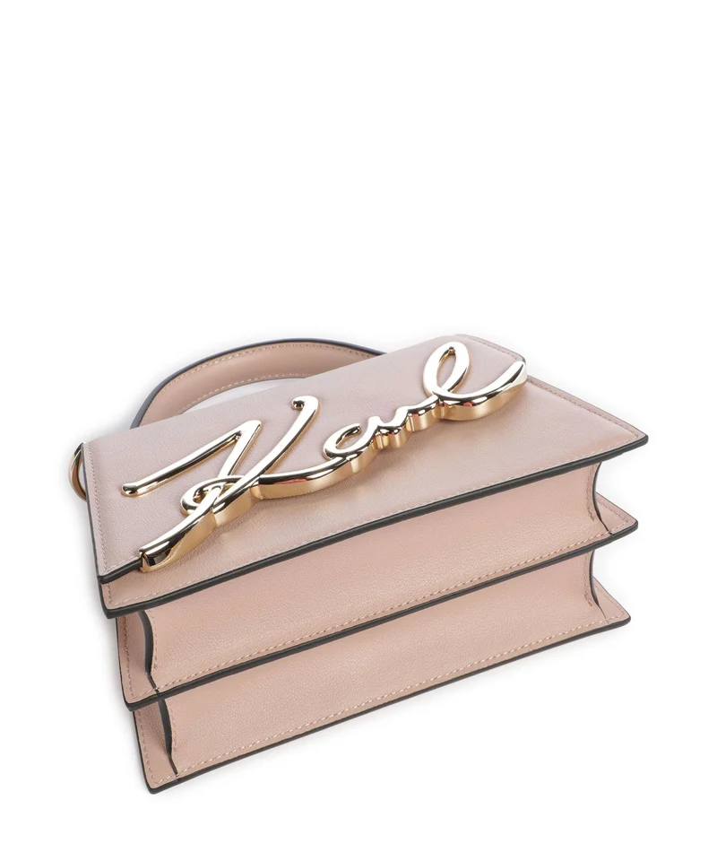 Karl Lagerfeld K/Signature 2.0 Bandolera nude pink