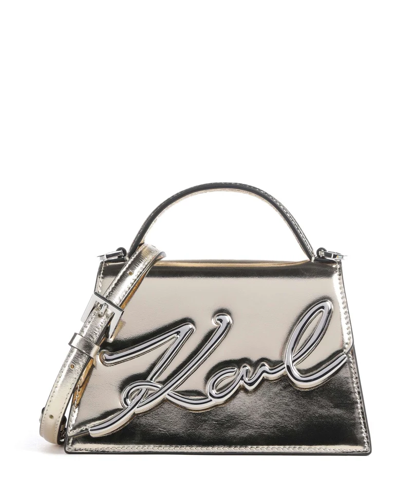 Karl Lagerfeld K/Signature 2.0 Bandolera light gold