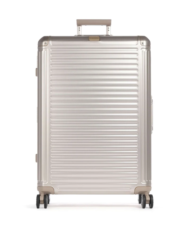 Travelite Next 2.0 Maleta con 4 ruedas champagne