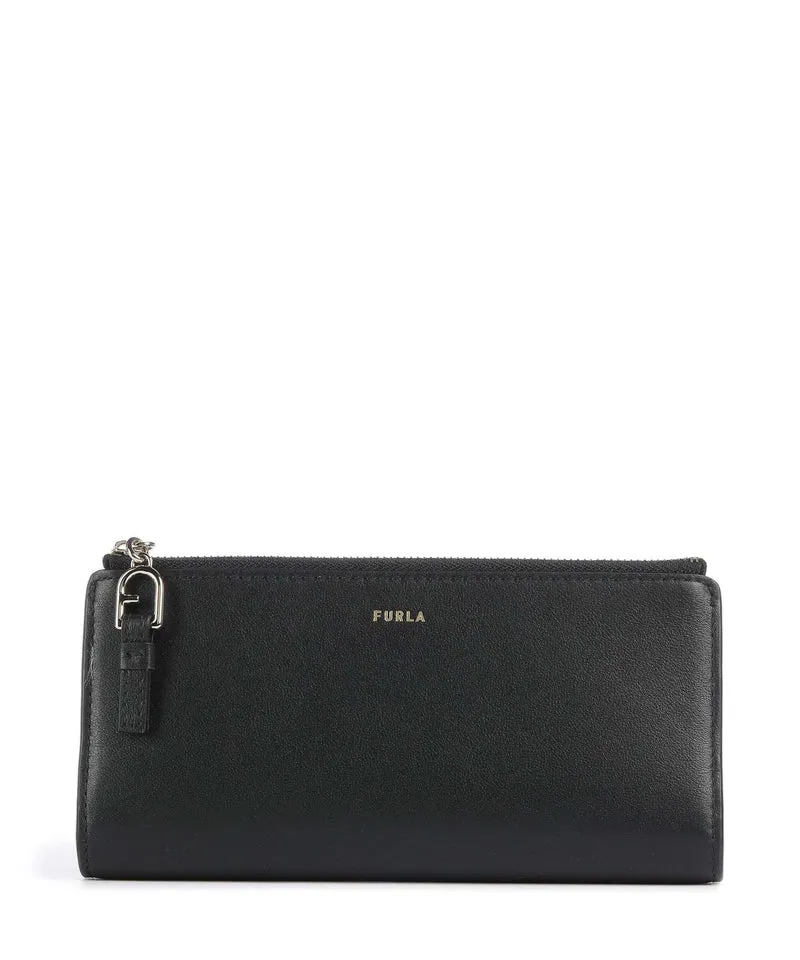Furla Nuvola Continental Monedero nero