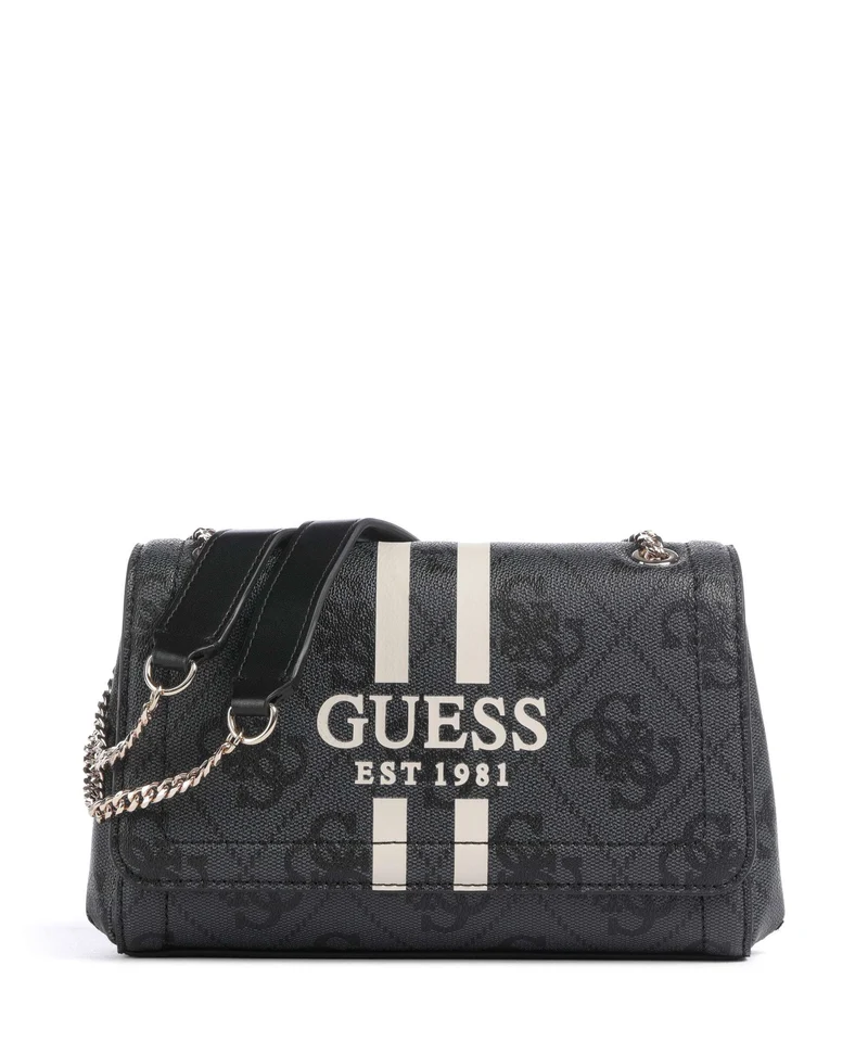 Guess Noelle 4G Logo Bolso de hombro coal logo