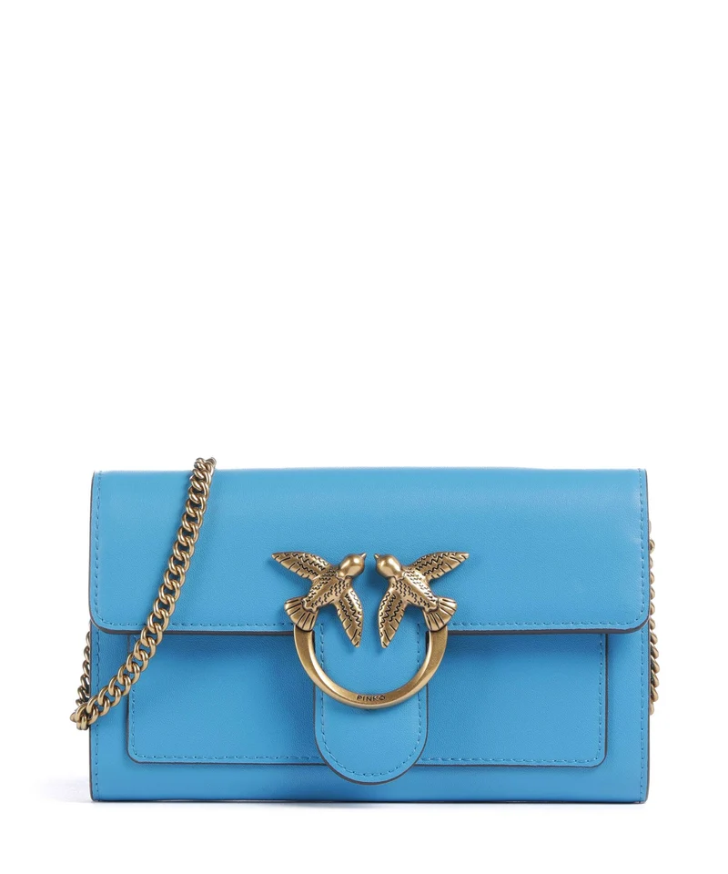 Pinko Love One Monedero azzurro dresda/antique gold