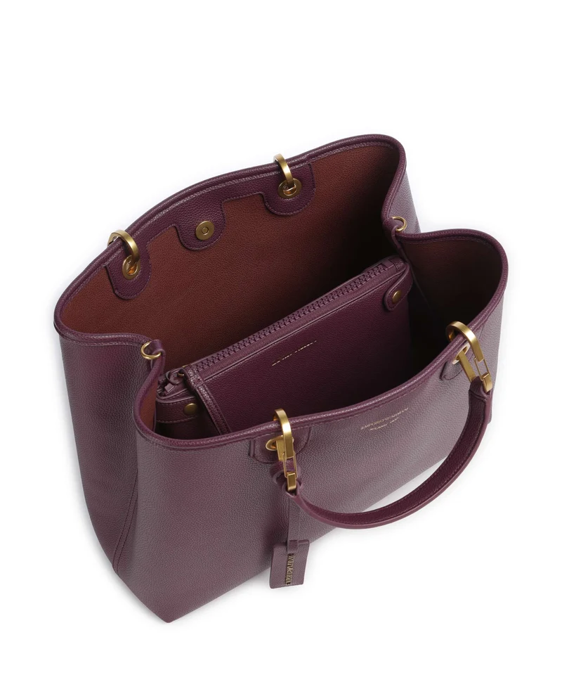 Emporio Armani My EA M Bolso de mano aubergine/foliage