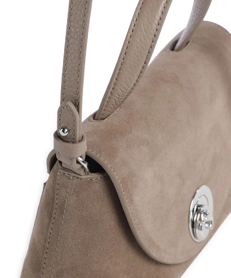Coccinelle Nikla Suede Bolso de mano warm taupe