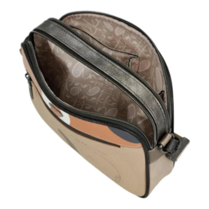 Anekke Bolso Bandolera Mediana Doble Compartimento - Colección Eilkon