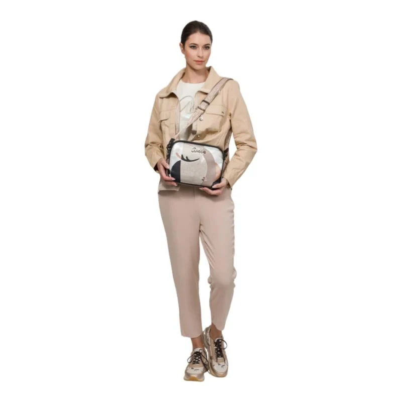 Anekke Bolso Bandolera Mediana Doble Compartimento - Colección Eilkon