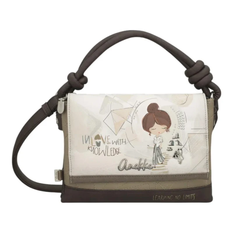Anekke Bolso Bandolera con Asa Corta y Doble Compartimento - Sophia