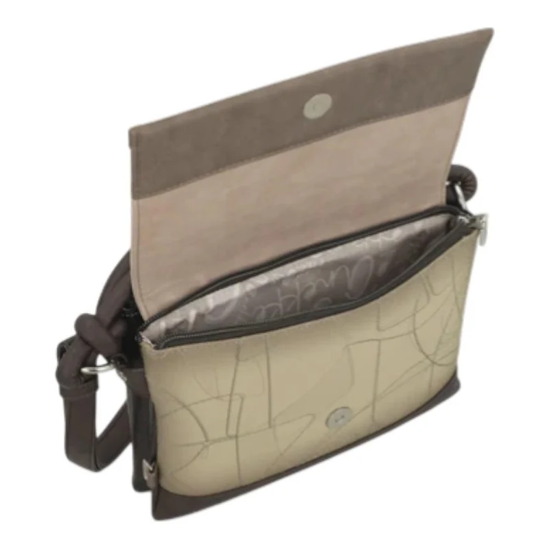 Anekke Bolso Bandolera con Asa Corta y Doble Compartimento - Sophia