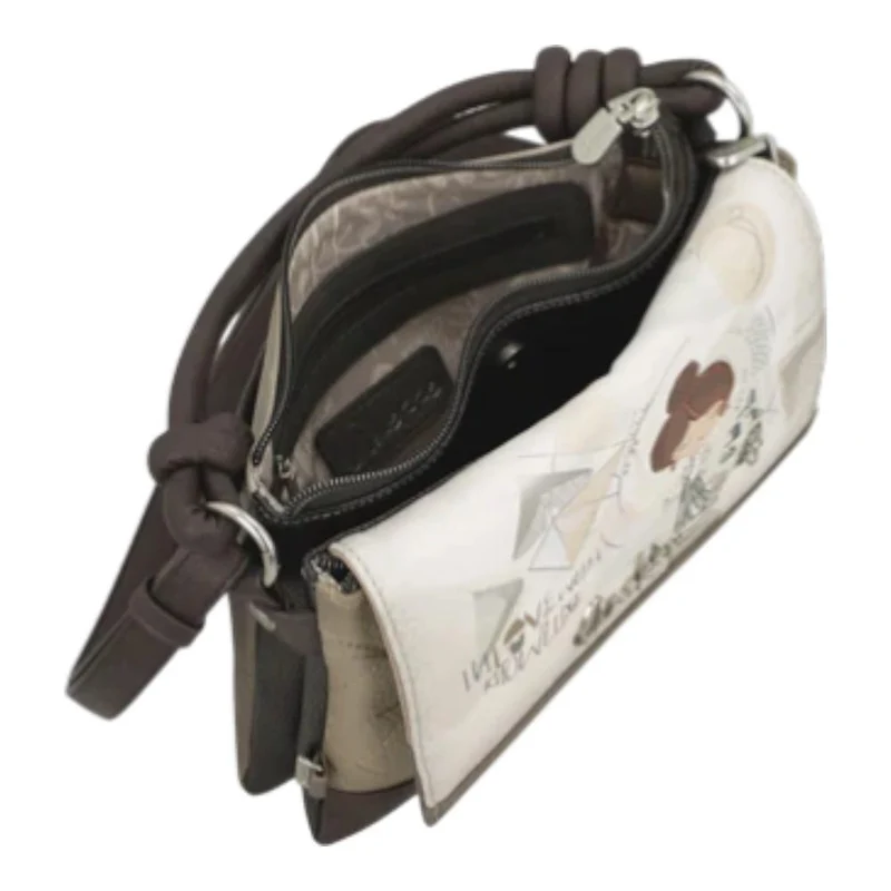 Anekke Bolso Bandolera con Asa Corta y Doble Compartimento - Sophia