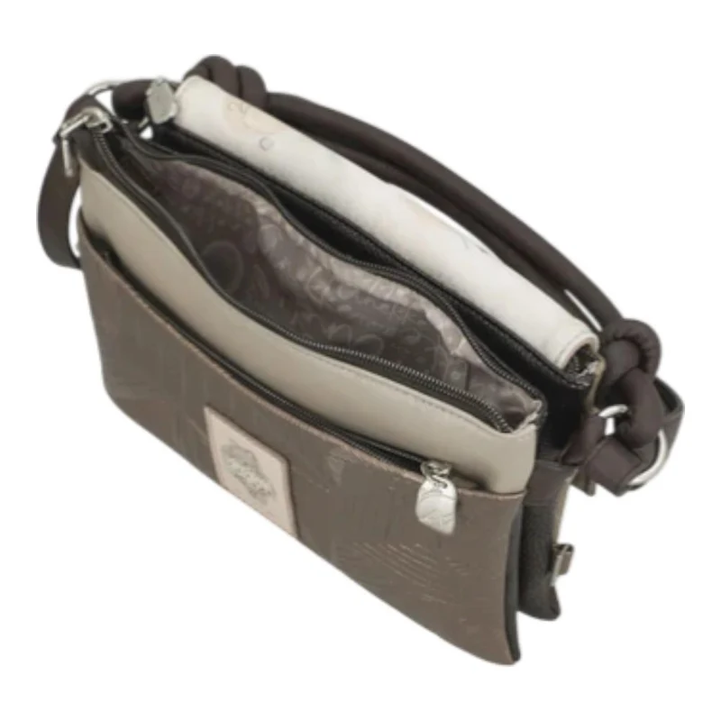 Anekke Bolso Bandolera con Asa Corta y Doble Compartimento - Sophia