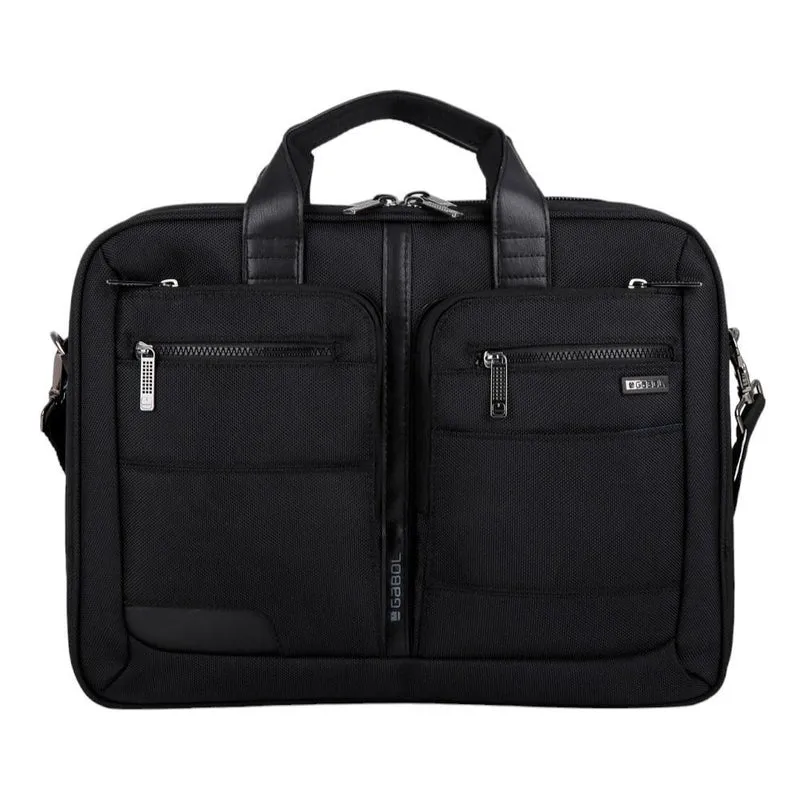 Maletín Portátil Gabol Stark Negro para 15,6" con 3 Compartimentos