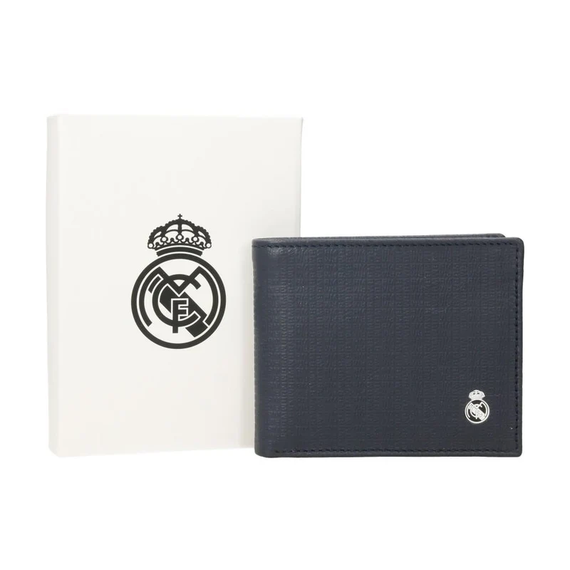 Cartera Champieons De Piel Real Madrid