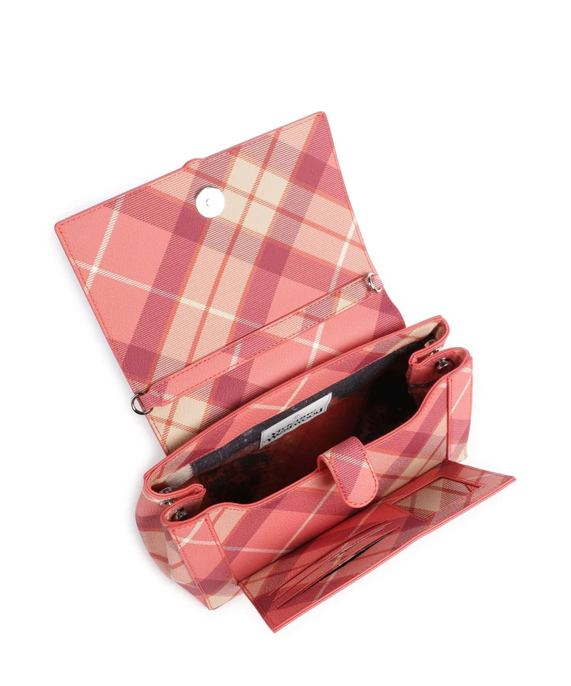 Vivienne Westwood Hazel Buccia D'Arancia Medium Bolso de hombro fraser pink