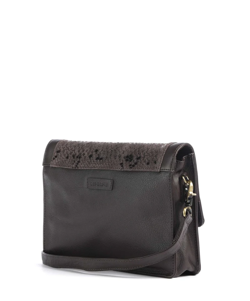 Depeche Fashion Favourites Bandolera mocca snake