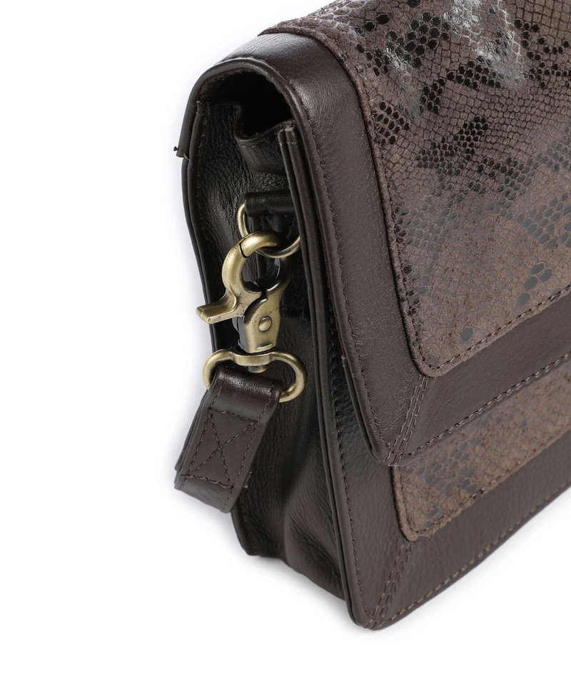 Depeche Fashion Favourites Bandolera mocca snake