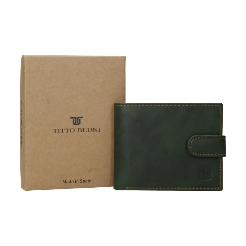 Cartera De Piel Country Titto Bluni