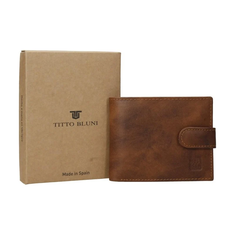 Cartera De Piel Country Titto Bluni