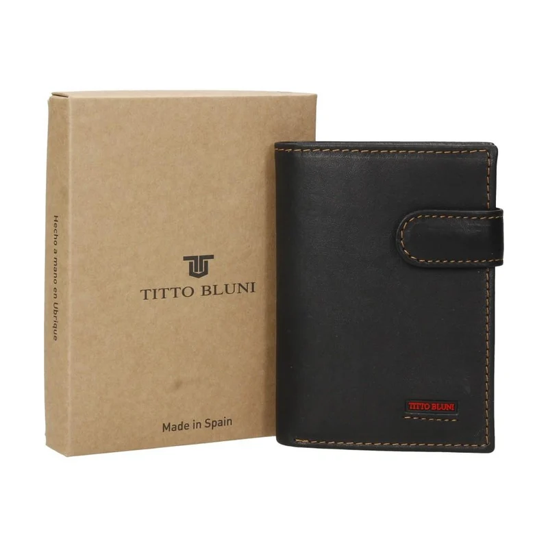 Cartera De Piel Nature Titto Bluni