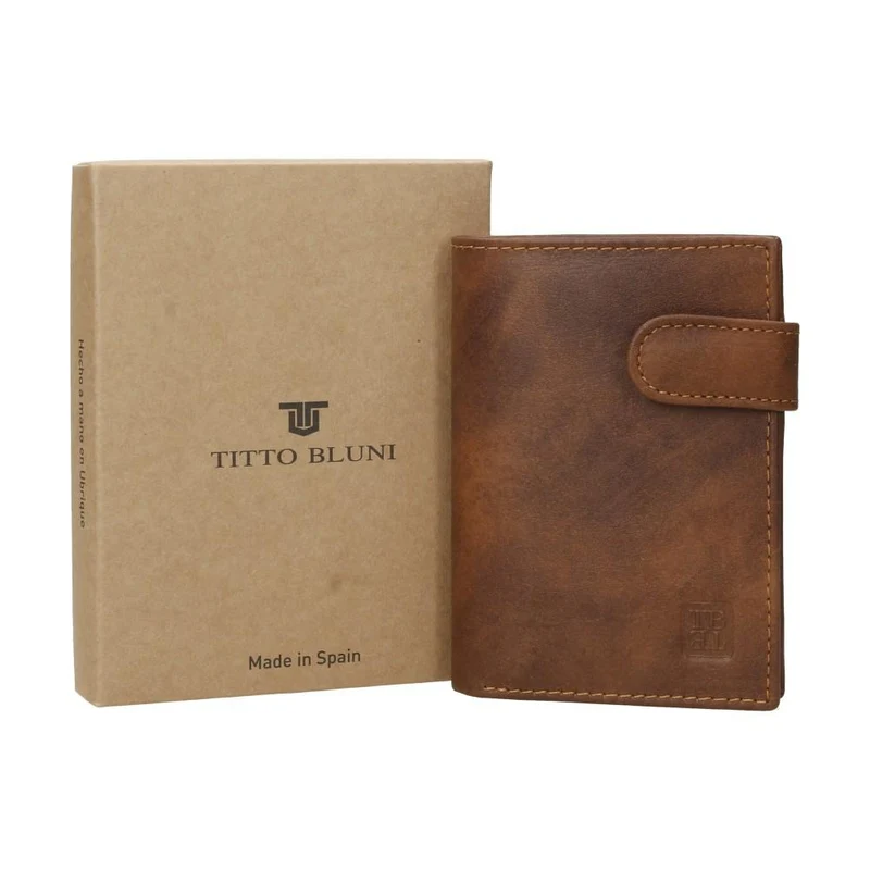 Cartera De Piel Country Titto Bluni
