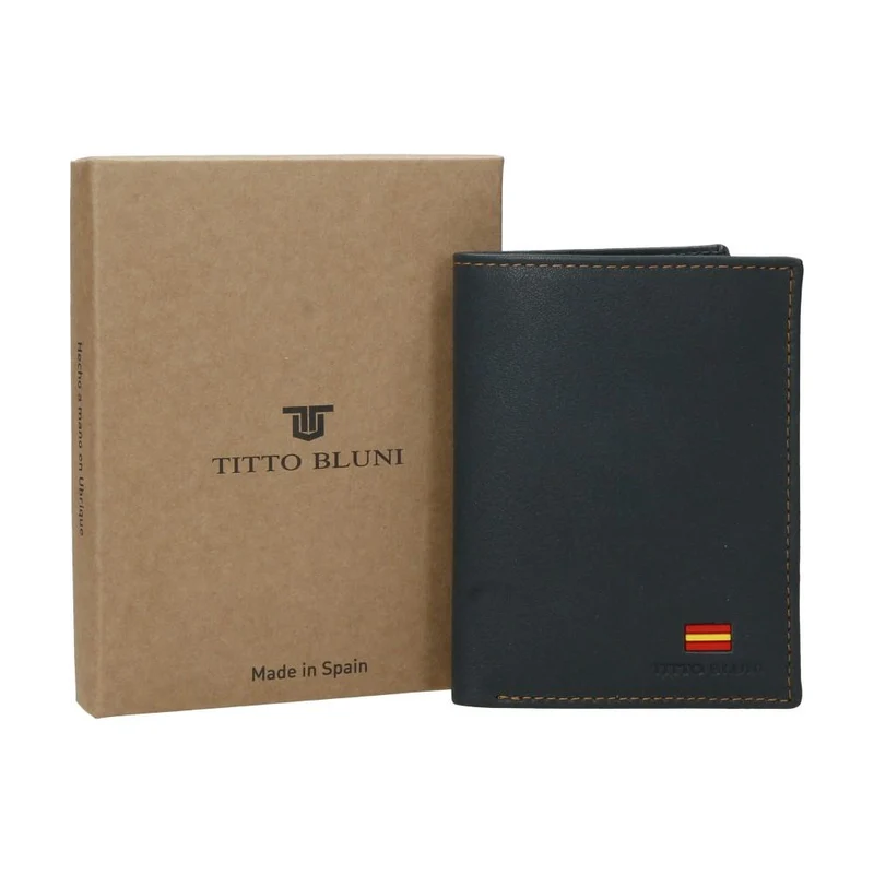 Cartera De Piel Nature Titto Bluni