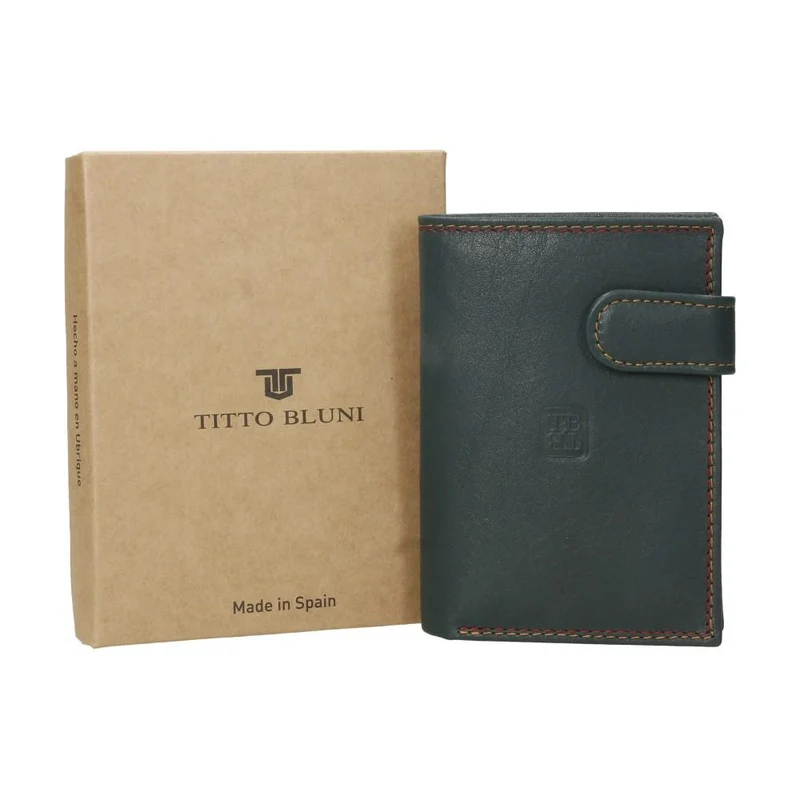 Cartera Casual De Piel Para Hombre Titto Bluni