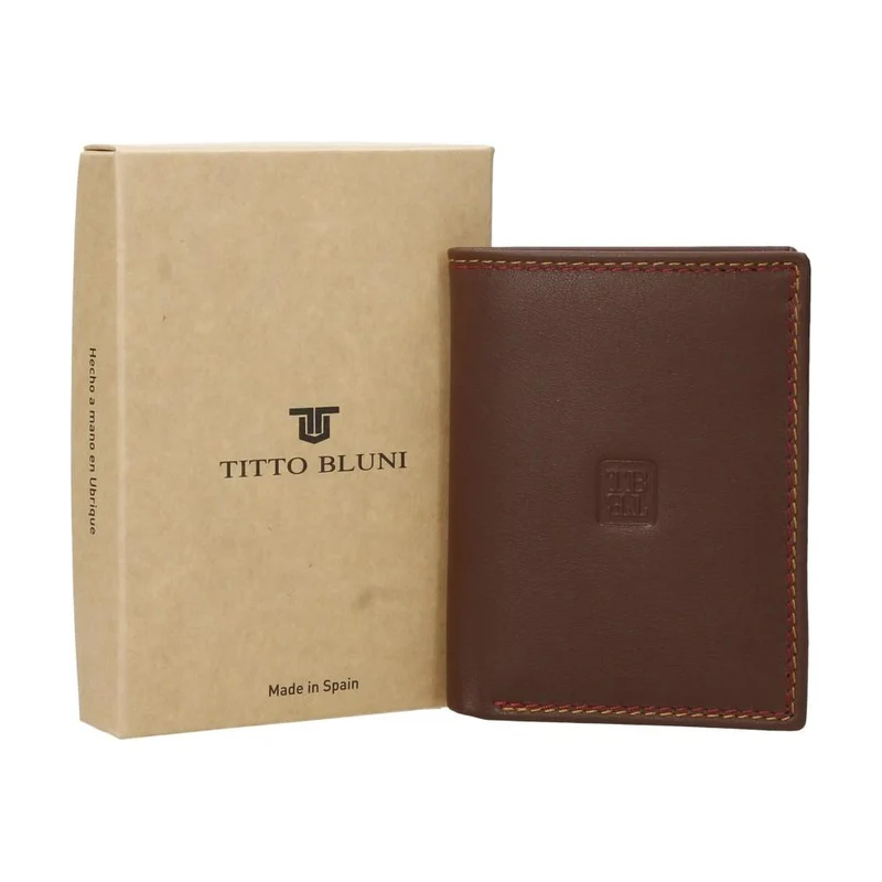 Cartera De Piel Para hombreTitto Bluni