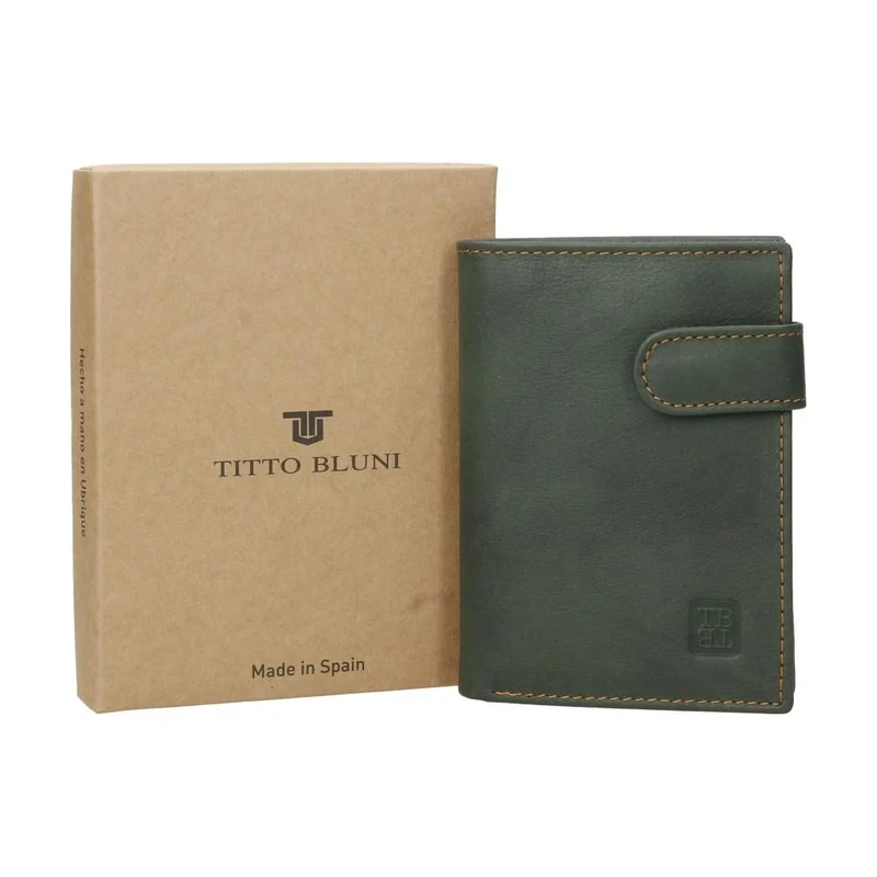 Cartera De Piel Country Titto Bluni
