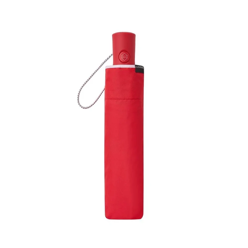 Paraguas Plegable Automático Bisetti ColorParty Rojo