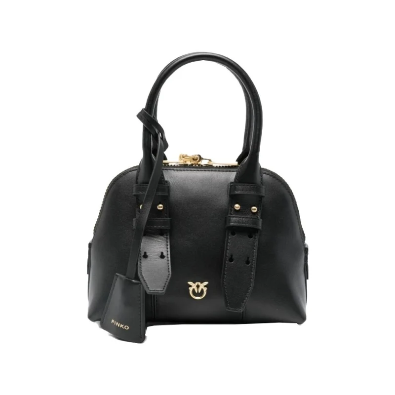 Bolso Pinko bowling de mano Mini Escape Bag de piel 105333 A0QO Z99V