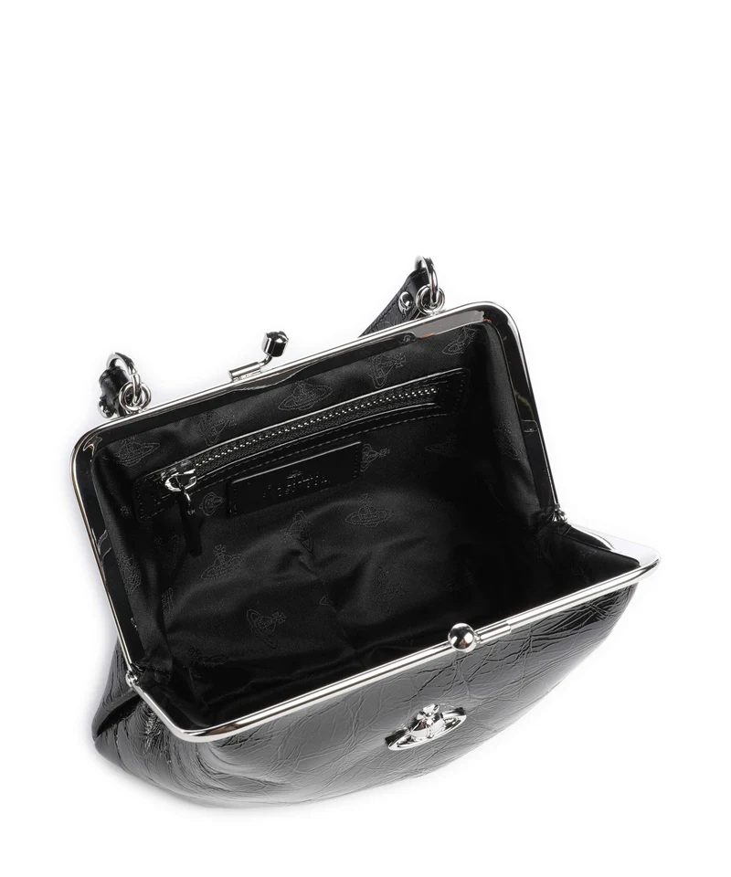 Vivienne Westwood Granny Frame Naplak Bolso de mano black