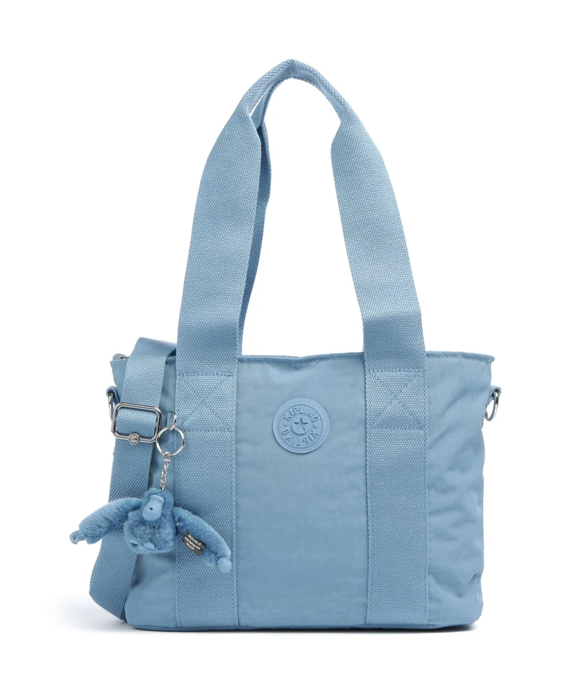 Kipling Basic Minta M Up Bolso de hombro vintage blue