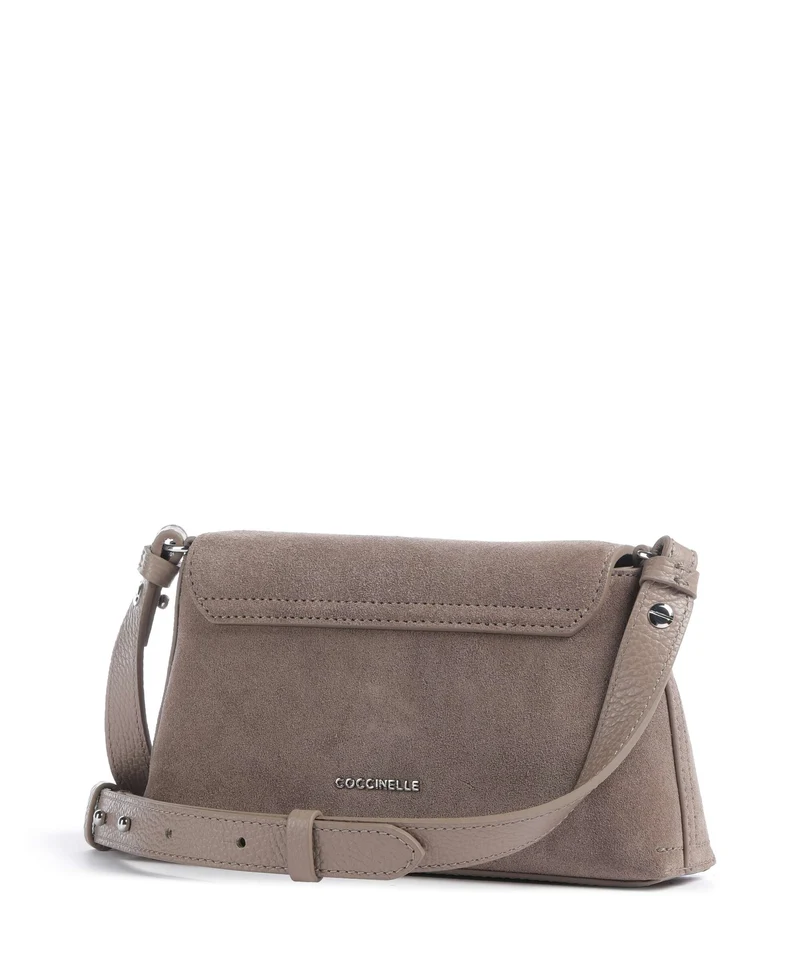 Coccinelle Nikla Suede Bandolera warm taupe