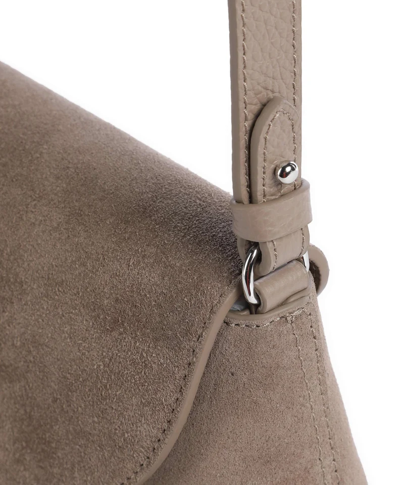 Coccinelle Nikla Suede Bandolera warm taupe