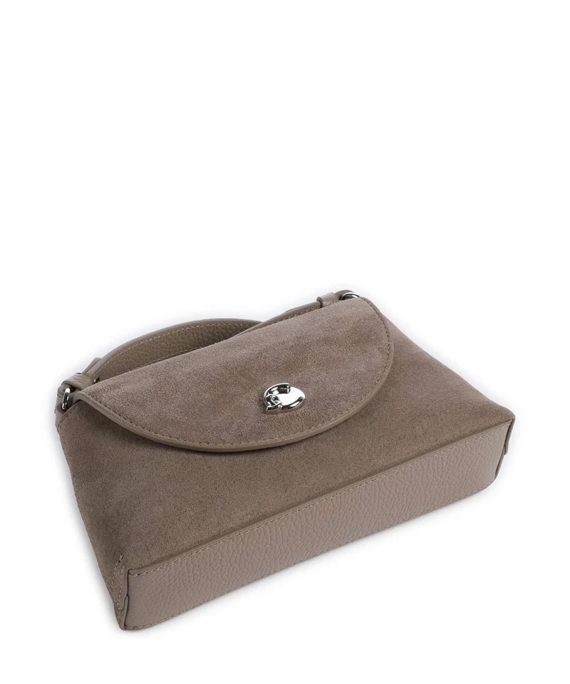 Coccinelle Nikla Suede Bandolera warm taupe