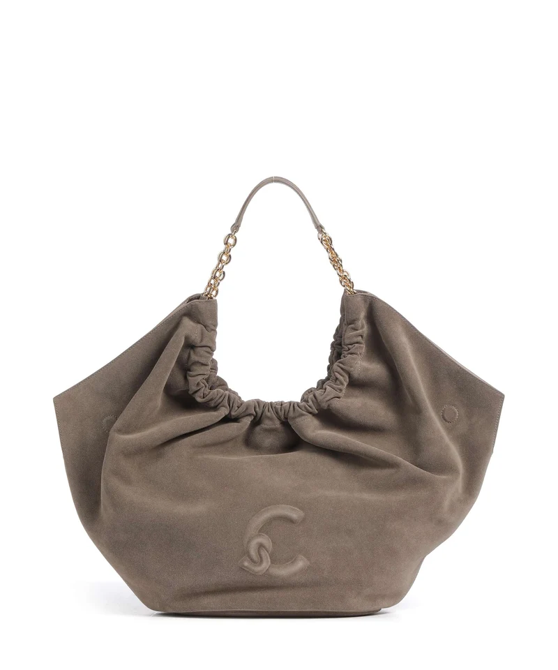 Coccinelle Smash Suede Bolso de hobo warm taupe